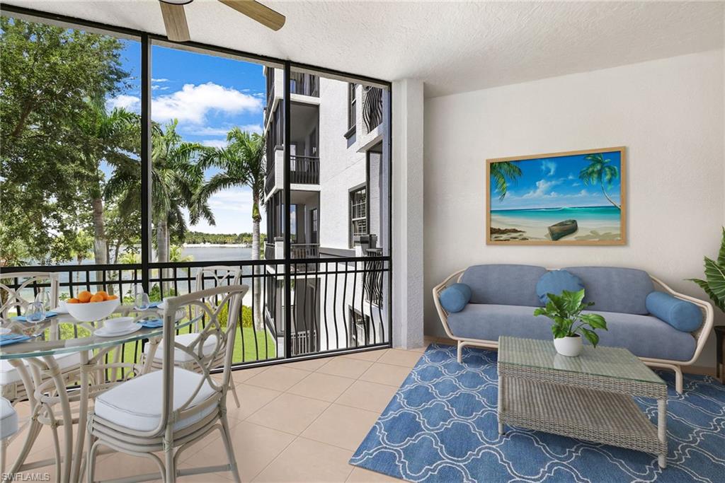 ANNUAL RENTAL AVAILABLE NOW @ $4,500/MONTH. ((possibly available in season as well Dec. 2026 - April 2027 @ $8,500/month)) Looking for the ultimate winter retreat? Welcome to Mirasol at Miromar Lakes Beach & Golf Club, where luxury, comfort, and resort living come together in perfect harmony. This beautifully furnished 2-bedroom, 2-bath condo offers 1,329 square feet of living space, highlighted by an open layout and expansive patio with wide water views. From your southwest-facing lanai, you’ll enjoy daily sunsets over the sparkling lake, with the white-sand beach and Beach Club just across the water. Inside, the home features an open kitchen with granite countertops, breakfast bar, and natural gas range, along with tile flooring throughout and custom California closets, designed for both style and function. The primary suite includes a king bed, while the guest bedroom/office is equipped with a space-saving double Murphy bed, offering flexible accommodations for family or guests. Step outside and enjoy the exclusive Mirasol enclave amenities, including a private beachfront pool with grills, shaded seating, and gathering areas, which are perfect for casual entertaining! Beyond Mirasol, you’ll have access to all of Miromar Lakes’ world-class offerings: tennis and pickleball courts, gourmet dining, a library, theater, European-style spa, state-of-the-art fitness center, and the 210-foot infinity pool with poolside service. For water enthusiasts, boating, kayaking, and waterskiing on the 700-acre freshwater lake ensure every day feels like vacation. With two on-site restaurants, an active community social calendar, and a prime location close to Miromar Outlets, Gulf Coast Town Center, and RSW Airport, this home provides the ideal setting for a carefree seasonal lifestyle. Make this your winter escape at Miromar Lakes Beach & Golf Club, where every day is paradise!