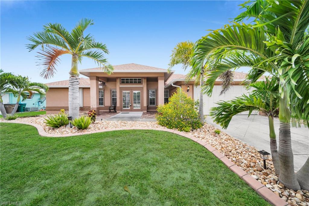 POOL CLEANING AND LANDSCAPING INCLUDED!!! Discover comfort and convenience in this beautiful 3-bedroom, 2-bathroom pool home situated in a highly desirable Southwest Cape Coral neighborhood. Boasting 1,650 square feet of well-designed interior living space, this residence features a functional open layout with durable tile and hardwood flooring throughout. The kitchen comes equipped with a refrigerator, dishwasher, microwave, and laundry. Step outside to enjoy the Florida lifestyle in your private outdoor living area, complete with a sparkling swimming pool. Additional highlights include an attached garage for parking and storage, and central air conditioning. Conveniently located just a short drive from local restaurants, retail shopping, pharmacies, and medical facilities. This property offers the perfect blend of a serene residential setting and quick access to everyday amenities. Flexible leasing: choose between furnished or unfurnished options. NOT AVAILABLE FOR SELF SHOWINGS.