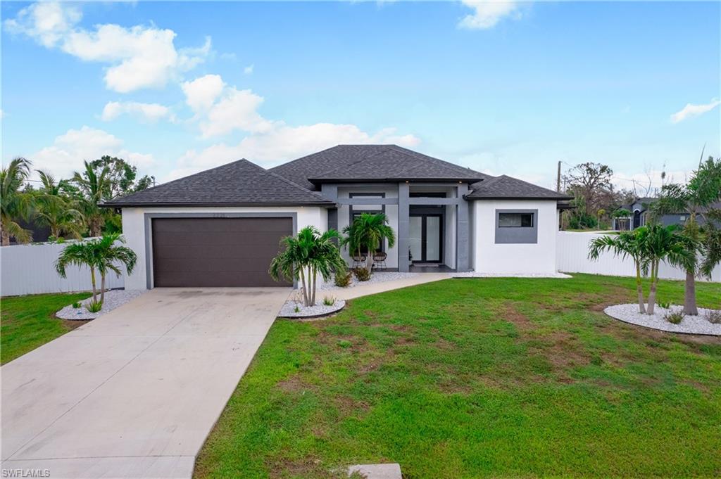 Welcome to this home with 3 bedrooms, 2 bathrooms and a den built in 2020
With a spacious living area that is comfortable! The entire house has tile flooring which looks great and is easy to clean and maintain.
The kitchen is modern and practical with quartz countertops and stainless steel appliances. There's plenty of counter space and storage, making it convenient to prepare your favorite dishes. This home has updated light fixtures!

The master bedroom has 2 closets and the attached bathroom is convenient with a walk in shower, dual sinks and a free standing tub. The other side of the home has 2 additional bedrooms as well as a large bathroom with outdoor access! This home also has a bonus room that can be utilized as an office, playroom, etc.

Step outside into the large fenced backyard and enjoy the canal view while cooking on the outdoor kitchen!  It's the perfect space for outdoor activities and gatherings. Spend sunny afternoons enjoying the view of the canal.
This home is located near amenities, schools, and shopping which makes it easy to access everything you need. Don't miss out on the opportunity to make this wonderful house your home. Schedule a showing today.