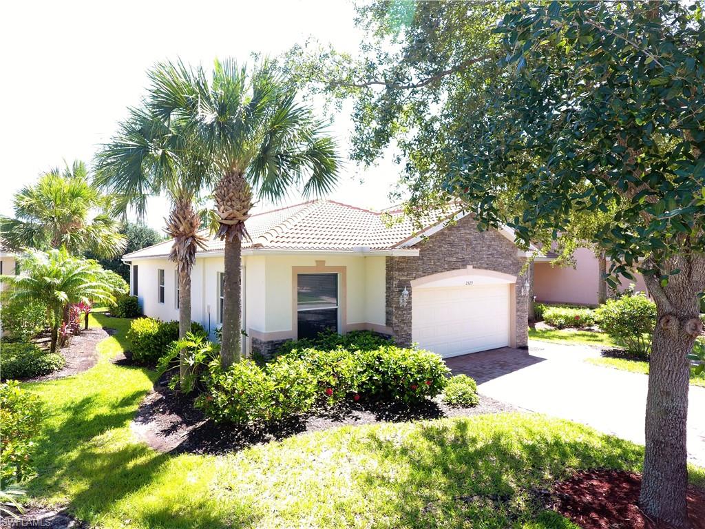 Beautiful well maintained 2 bedroom/2 bathrooms and a two-car garage with 1561 SqFt of 10ft ceilings. This gem provides backyard privacy while enjoying the lake and preserve views from the lanai.  The home is within walking distance of the tennis courts, basketball, softball, and football fields.  It is also within driving distance of the Coral Lakes community clubhouse, which offers resort-style amenities, such as pool, spa, exercise room, pool, game tables, a pool table, and kitchen facilities. Shopping is 1/2 mile to Publix, restaurants, hair, and nail salons.   Southwest International Airport, Fort Myers Beach, and Sanibel are a 30 mins drive.  Enjoy Southwest Florida from this ideally situated home.