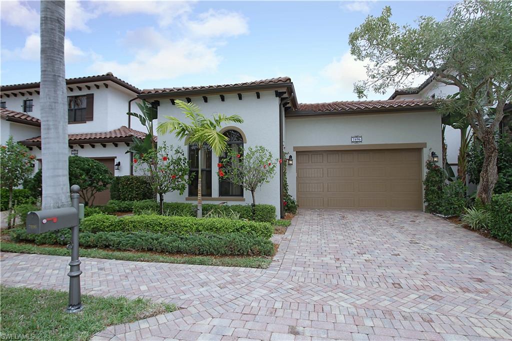 This San Sebastian model is being sold TURNKEY! Quickly you will see that it looks brand new. This very special home features 2 bedrooms, 2 baths and plus a Large Den that could be a 3rd bedroom. This private pool home has incredible features: 16' volume tray ceilings w/ recessed lighting, upgraded tile throughout main living space, den features hard wood floors and completed w/ French doors. Great room floor plan offers generous living space. The kitchen embodies the trend for the times including granite counter tops, tile back splash, 42" cabinetry with crown molding, stainless steel appliances. The master suite has slider to courtyard, walk-in closet with wood shelving. The courtyard features, open sundeck w/tropical landscape, pool with waterfall feature and ultimate privacy. Additional upgrades include Kevlar Lanai screens ($4,000)  and Pool with Sun-shelf, Bubblier, and Waterfall. Cordoba is a gated community of only 50 homes located w/in walking distance to the 8 Time Club of the Year Players Club. The amenities include two public golf courses, 13 tennis courts, 6 Bocce courts, Theater and a full luxury spa, resort style pool!