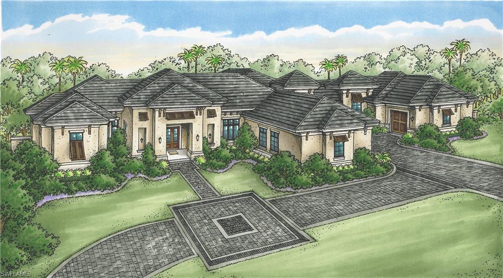 The Charlestown SPEC Home by Diamond Custom Homes is a four (4) bedroom four (4) bath plus (2) 1/2 baths Estate Home situated on an oversized acre home site on the 17th Green of the beautiful Lake Golf course.  The home features high quality construction and finishes in a great room floor plan with parlor, Dining room, Bar + wine room with coved spacious ceiling and an oversized magnificent Lanai. Still have time to pick your own colors!
