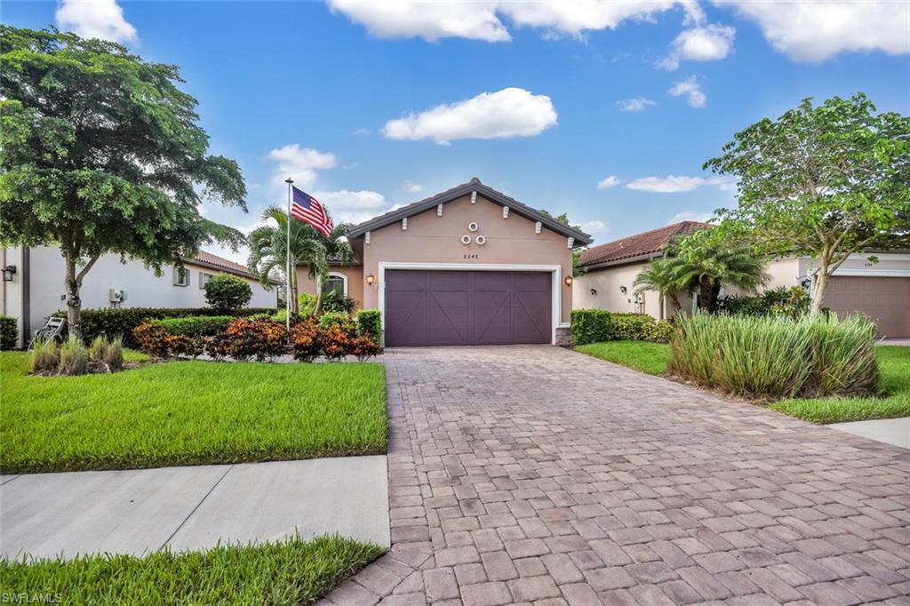 Better than New, awesome home in sought after Hacienda Lakes!  This home features many builder upgrades including 4' extended garage, tray ceilings, crown molding, extended lanai.  Seller has also added Storm Smart hurricane protection, core tec flooring and water softner.  Hacienda Lakes is a very active community with full time activities director, enjoy the resort style pool, fitness center, tennis, pickleball, gameroom, clubhouse and much more.  Great location, near shopping, restaurants, healthcare, downtown, and Naples Famous beaches.  Come live the Naples Lifestyle you so deserve.