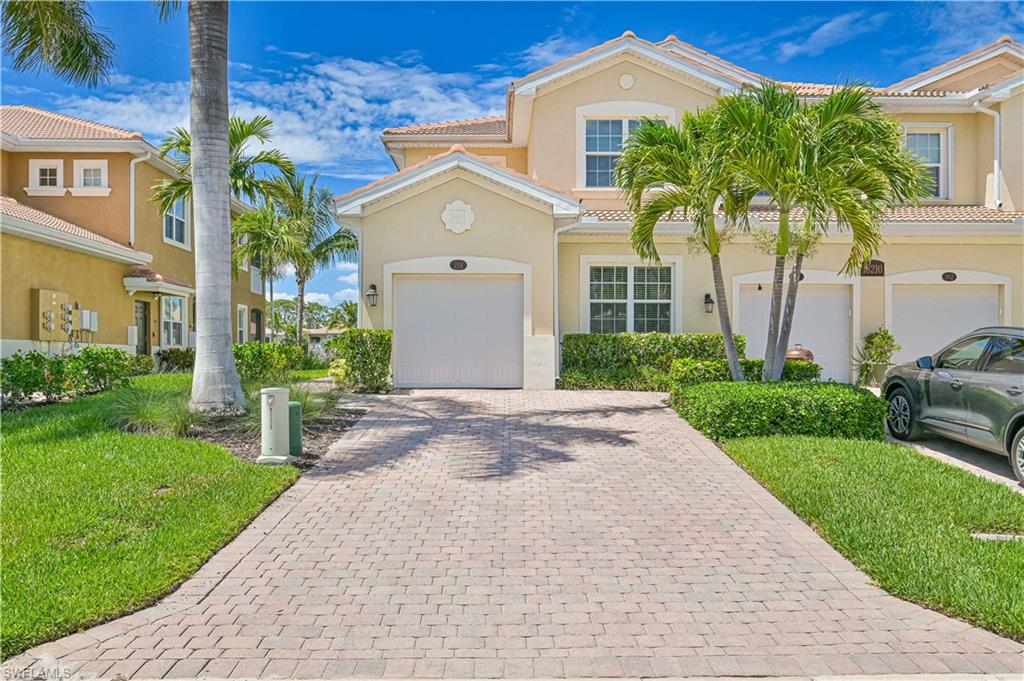 Lake views, natural light, and a prime South Fort Myers location this second-floor end unit in Creekside Preserve checks all the boxes. Featuring 3 bedrooms plus a den, 2 bathrooms, and an attached 1-car garage, this spacious coach home offers an open floor plan, split-bedroom layout, and a screened lanai overlooking the lake. The kitchen is finished with granite countertops, stainless steel appliances, and upgraded cabinetry, flowing seamlessly into the main living area for easy everyday living and entertaining. The primary suite offers peaceful lake views, a walk-in closet, and a private en-suite bath. Creekside Preserve is a gated community tucked alongside the natural beauty of Mullock Creek Preserve and offers residents access to a resort-style pool, clubhouse, fitness center, bocce court, and scenic lake and preserve views throughout the neighborhood. Ideally located in South Fort Myers, just minutes from Coconut Point, Gulf Coast Town Center, FGCU, RSW International Airport, beaches, shopping, dining, and entertainment. Whether you're looking for a full-time residence or seasonal retreat, this home offers the perfect combination of convenience, comfort, and Southwest Florida lifestyle.