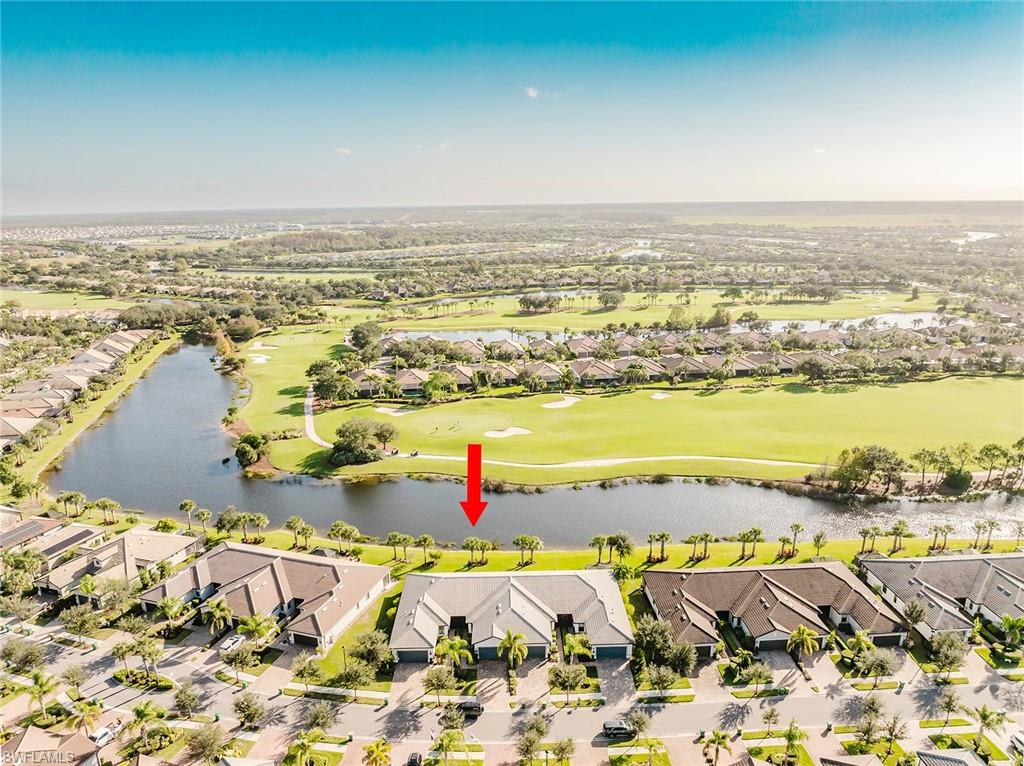 Assumable FHA loan!   Golf Course Views!  Cul de sac Street!  Impact Glass! 

PRICED TO SELL! ASSUMABLE FHA Loan at 5.87%. Avoid today's rates and save on financing costs! Skip the construction noise, upgrade costs, and waiting… this beautifully upgraded Seagrove floor plan is already finished, enhanced, and ready to enjoy — and it comes with one of the most RARE POND & GOLF COURSE VIEWS in Del Webb Naples that the builder is no longer offering.  Tucked away on a quiet gated cul-de-sac street with NO active construction nearby, this attached villa offers the lifestyle buyers are searching for without the “add-on” price tags of new builds. IMPACT GLASS, Crown molding, window coverings, upgraded light fixtures, ceiling fans, garage cabinets, epoxy garage floor, utility sink, and attic access are already done — meaning real value from day one. Furnishings are negotiable. Inside you’ll find an open layout with 2 bedrooms + den, 8’ doors throughout, and a spacious kitchen featuring 42” cabinetry, quartz countertops, backsplash, and pantry — all designed for easy Florida living.  The garage floor has epoxy finish, utility sink, and storage cabinets.  Enjoy sunrises on back lanai and beautiful Naples sunsets on the screened in front patio.

Del Webb’s vibrant 55+ lifestyle includes pickleball, tennis, bocce, golf simulator, lap pool, resort pool, sauna, steam room, fitness center, library, billiards, driving range, golf course, and a full social calendar.  The town of Ave Maria is  all just a golf cart ride away for dining, shopping, and entertainment. As we say: "Ave Maria ~ Once you get here you "get it."

Move-in ready. Upgraded. Quiet street. Rare view. No construction stress.