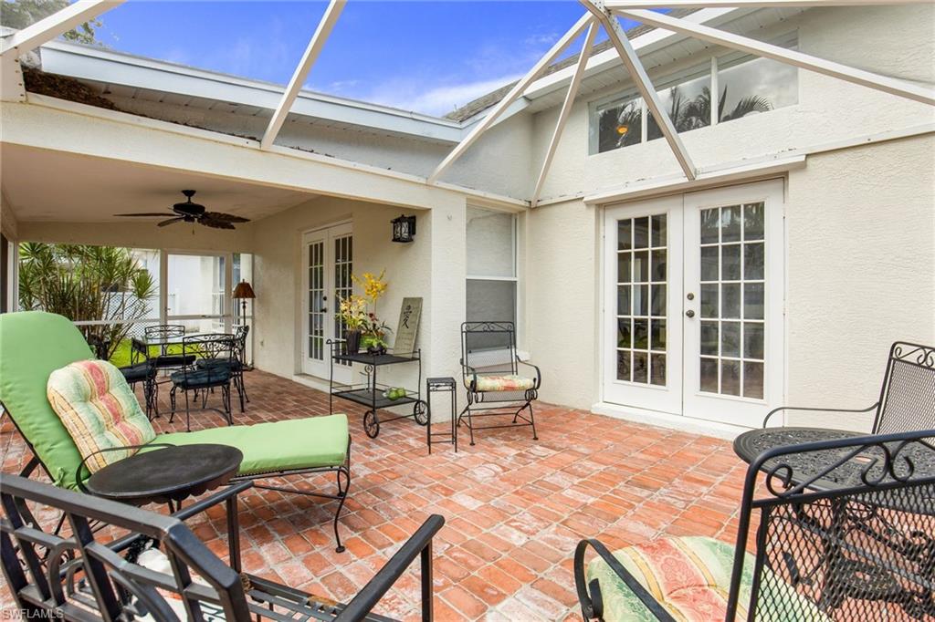 LOCATION, LOCATION, LOCATION!!!! This beautiful home located in The Meadows at Parker Lakes is one you want to put at the top of your list. Close to 'destination' beaches, shopping, restaurants, hospital, library, schools, with easy access to US-41 and I-75. LOW HOA fees for you to enjoy all the fabulous amenities of this community! (visit their website)
This 3/2.5 home offers an open airy feeling with the cathedral ceilings soaring past the 2nd-floor loft. The foyer, kitchen, and bathrooms have Mexican tile and the other living areas are carpeted. A few of the many spectacular features this home offers are crown molding throughout, French doors off the dining and living rooms to the screened oversized brick paver lanai, which is half-open to sun & half under the roof, a fenced garden area, dome sunlight in the master bath, shoe-nook in master closet, 2019 updates include tankless hot water heater, fuse box, stainless steel refrigerator, 2020 updates include a stove and dishwasher. Much, much, more! This home would make a wonderful year-round residence or winter retreat.