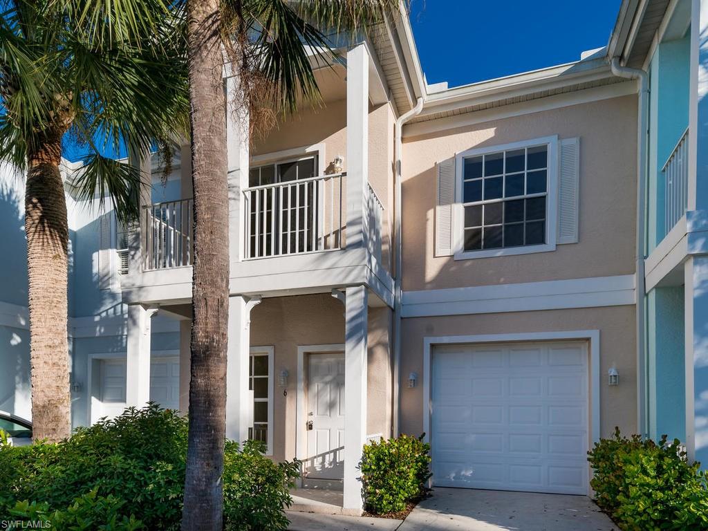 Location, location. 5 minutes to Clam Pass beach one of Naples top beaches. This spacious 3 bedroom 2 full and 1 half bath home is centrally located to everything, with easy access to I75. Nice open living room and kitchen on the first floor with all bedrooms and laundry upstairs.  With the added bonus of a one car garage this one is not to be missed.  The home is newly painted including garage. This is a non gated community with two community pools.