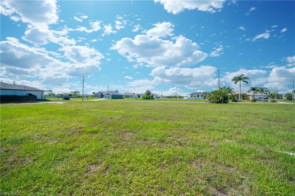 Discover the perfect opportunity to build your dream home or secure a smart investment in one of Northwest Cape Coral’s fastest-growing neighborhoods. This cleared homesite is ideally situated among beautiful newer homes, including many upscale Gulf access properties, creating an attractive setting with strong long-term value.

The location is poised for exceptional future appreciation, with two of Cape Coral’s most exciting developments nearby—the highly anticipated Seven Islands Project and Crystal Lake Park. Outdoor enthusiasts will appreciate being just minutes from a public boat ramp for easy access to the area’s renowned waterways, while golfers can enjoy the award-winning Coral Oaks Golf Course just a short drive away.

Conveniently located with quick access to I-75, shopping, dining, and only approximately 18 miles from Punta Gorda Airport, this property offers the ideal combination of peaceful surroundings, recreation, and accessibility. Whether you’re ready to build today or invest for tomorrow, this outstanding homesite is an opportunity you won’t want to miss.