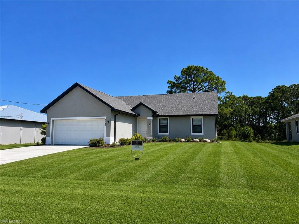Now Available for Annual Rental!
Be the first to enjoy this beautifully maintained 2024 American Builders home offering 3 bedrooms, 2 bathrooms, and 1,215 square feet of modern living space. Situated on a 0.23-acre lot in the growing community of LaBelle, this home combines contemporary finishes with a functional open-concept floor plan.
Inside, you'll find gray laminate flooring throughout, high ceilings, and abundant natural light that creates a bright and welcoming atmosphere. The spacious living and dining areas flow seamlessly into the modern kitchen, featuring granite countertops, stainless steel appliances, ample cabinetry, and a breakfast bar perfect for casual dining or entertaining.
The split-bedroom layout offers privacy, with the primary suite featuring a walk-in closet and an en-suite bath complete with dual sinks, granite countertops, and a beautifully tiled walk-in shower with a frameless glass enclosure. Two additional bedrooms and a full guest bath provide flexibility for family, guests, or a home office.
Additional features include:
Built in 2024
3 Bedrooms | 2 Bathrooms
1,215 Sq. Ft. of Living Space
2-Car Attached Garage
Indoor Laundry Room
Gray Laminate Flooring Throughout
Granite Countertops in Kitchen & Bathrooms
Stainless Steel Kitchen Appliances
Spacious 0.23-Acre Lot
No HOA Restrictions
Ideally located in LaBelle, you'll enjoy the charm of small-town living while remaining conveniently close to Southwest Florida's most popular destinations. Approximately 45 minutes to Fort Myers, 1 hour to Naples, about 2 hours to West Palm Beach, and approximately 2½ hours to Miami, making this an excellent location for commuters or those who enjoy weekend getaways.
Don't miss the opportunity to lease this like-new home offering modern comfort, quality finishes, and a convenient location.  ***Information contained herein is deemed reliable but not guaranteed.***