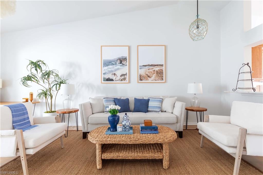 Capture a ready-to-enjoy coastal lifestyle in an upscale, beachfront community at a modest entry cost with this two-bedroom, two-bath condo in Laurel Oaks at Pelican Bay, Naples, southwest Florida. Optimized for those who prioritize quality and ease of ownership as well as beauty, the unit features updates throughout with designer-inspired furnishings and decor included. The intentional styling feels as effortless as it feels complete, delivering a turnkey experience with an ambiance of contemporary comfort. Beyond the beautifully updated kitchen and baths, the dining area in this home has been reimagined to create a defined space; the custom built-in cabinets frame the room, providing storage and a central focal point to display that which pleases you. New! Flooring, cabinetry, stone countertops, hardware, lighting. Important upgrades: storm-grade glass and new pipes throughout. Laurel Oaks has completed significant, community-wide structural and aesthetic updates including new roofs, updated exterior paint colors, enhanced landscaping and optimized landscape lighting, modern plumbing replacements, updated underground utilities, an updated clubhouse, modern pool furnishings, and pavers replaced blacktop throughout. Further, all residences feature high-impact resistant exterior windows and structural security doors for advanced storm protection. As a resident of Pelican Bay, you're not just buying a home; you're gaining access to a world-class array of amenities and services. The community boasts nearly three miles of pristine, private white-sand beaches, accessible via a convenient tram system. Enjoy year-round indoor/outdoor beachfront dining at two exclusive restaurants (Marker 36 and Sandbar), with beach attendants to set up chairs and umbrellas, and easy access to sailing, kayaking, and canoeing. Pelican Bay features a state-of-the-art fitness center with a plethora of group activities, as well as a vibrant tennis community with 18 Har-Tru courts, and miles of walking and biking trails wind through lush landscaping and mangrove preserves. The new pickleball and tennis facility at the north end of the community, developed in partnership with Collier County, offers twenty pickleball courts, eight Har-Tru clay tennis courts, and a pavilion with restrooms and concessions, further cementing Pelican Bay's status as a premier destination for active living. Within Pelican Bay, and a short distance from this condo, are some of Naples' most celebrated destinations: Artis-Naples and The Baker Museum—the premier destination for visual and performing arts in Southwest Florida, with a distinguished collection of modern and contemporary art, featuring a variety of traveling exhibitions and educational opportunities, Waterside Shops - an upscale, open-air mall featuring boutique and lux retailers and restaurants, Naples Grande, and the Ritz-Carlton Beach Resort. Nearby, Mercato offers entertainment, shopping, dining, and outdoor experiences.