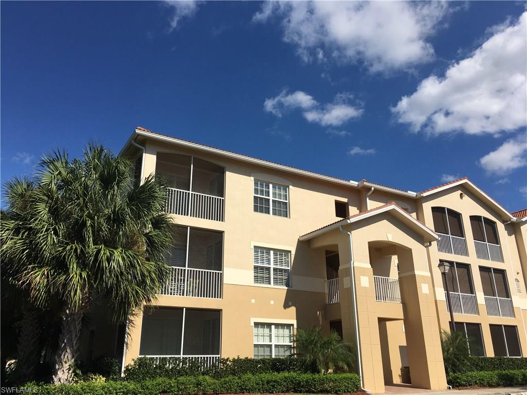 Lowest priced condo in the area and it includes a one car garage!!  Excellent location and move in ready.  Great room concept with trey ceilings in living room and master bedroom.  Light and bright with lots of windows and southern exposure.  Screened in lanai to enjoy the nightly sunsets.  New laminate floors throughout with tile in wet areas.  Newer refrigerator, A/C system, washer and dryer.  Walk to Publix and CVS.  Short drive to the beaches and airport.  Near Southwest Florida University.  This is a must see bargain!!