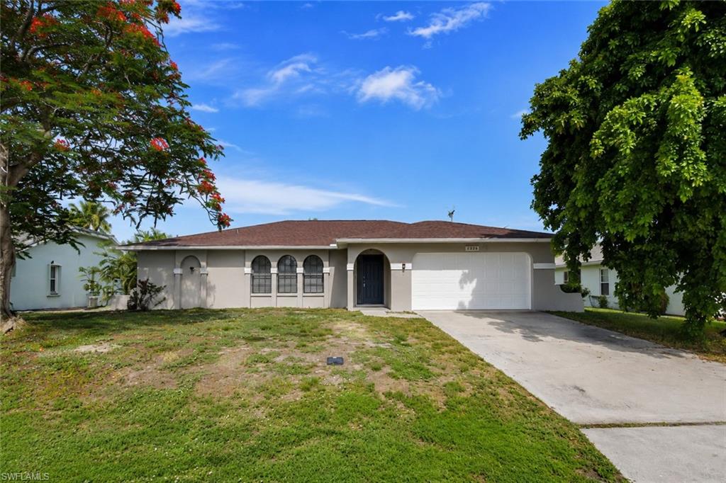 Beautiful POOL Home in the heart of Southwest Cape Coral. Freshly painted 3-bedroom, 2-bath offering 1,924 sq ft  of comfortable living space and valuable recent upgrades, including a 2025 ROOF,  2020 A/C , and NEW plumbing completed in 2021. The home features an open-concept layout, split-bedroom floor plan, central air, in-unit laundry, and a spacious screened lanai with a private pool, perfect for enjoying Florida indoor-outdoor living. Additional features include an attached 2-car garage and a convenient location close to Gleason Pkwy and Skyline Blvd, near shopping, dining, restaurants, and everything Southwest Florida has to offer. Schedule your showing today!