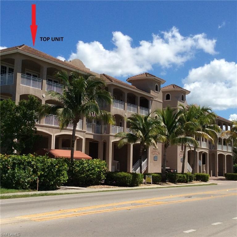 **ENJOY MAGNIFICENT DIRECT GULF VIEWS** with $50,600+ RENTAL INCOME in 2016! NEWLY REDECORATED 3/2 condo with spectacular views of the Gulf and Beach. Front of the condo is designed with 3 Sets of Glass French Doors that lead out to the huge balcony with room for you and your family's relaxation. A LARGE modern kitchen with an island which has beautiful granite counter tops and plenty of cabinets in kitchen for storage. The Living area is the open floor plan which gives you spacious living area and a separate dining room area. Master Suite has a private screened lanai, walk-in closet, and adjoining bath with Jacuzzi Tub and separate shower. All the bedrooms have their own TV's and ceiling fans. The 3rd back bedroom also has access to a private screened lanai. Other features is a large storage closet, 18 in. Tile, Crown Molding, Tray Ceilings, and under-building Parking with a locked storage space for your beach accessories. There is a heated swimming pool, beach chairs and towels. EXCELLENT conveniences! Just a short walking distance from Publix (local grocery store) a marina, dining, and the beach right across the street. Owners may have large dogs and are allowed on the beach.