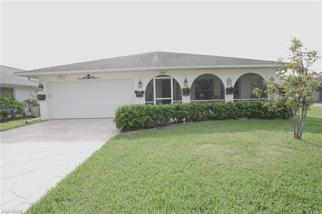 Location, location- walk or bike to Vanderbilt Beach or Delnor Wiggins State Park.  Nearby Mercato on US 41 with fine dining, shopping, movies and entertainment - even a Whole Foods supermarket.
Beautiful, super clean original owner family home in sought after Naples Park that had no damage from Hurricane Ian. Home never even lost power. Neighborhood is not part of any association so there are no HOA fees or rental restrictions. Perfect for seasonal or Airbnb rental opportunities.
Charming screened in front porch welcomes you. 3 good size bedrooms including Master ensuite with two large closets, including a walk-in. Skylight in kitchen- granite counters. Home is bright and full of natural light.
There is an oversized lanai at the back of the house with spa, electric hurricane shutters. This lanai is perfect for entertaining a large group. The well-manicured back yard has room for a pool site.  
Two car garage with work bench and extra fridge. Brand new hot water heater. Welcome to your Florida dream.