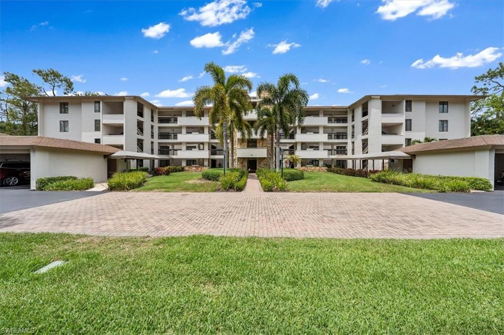 C10126. Enjoy spectacular views of the lake and golf course in the beautiful Wyndemere Country Club! This spacious 2 bedrooms, 2 bathrooms home features an oversized screened lanai with stunning views. The open and bright living area leads to the updated kitchen with stainless steel appliances. The large master suite has a walk-in closet and beautifully upgraded  shower. Wyndemere Country Club membership provides you with 27 holes of signature golf, a resort-style pool, full-service dining with multiple options, a NEW state of the art fitness center, spa, Har-Tru tennis courts, pickleball, bocce and croquet lawns. Wyndemere is conveniently located within minutes from beach, dining and shopping. Enjoy the Southwest Florida lifestyle!