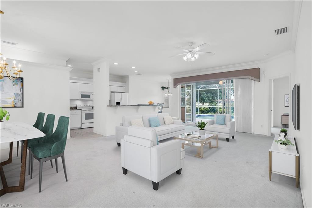 PRICED TO SELL! 2043 Morning Sun Lane in Naples, Florida, is a luxurious and elegantly designed home that embodies the essence of coastal living. The property boasts a beautiful, natural exterior and a welcoming grand entrance that leads into a meticulously crafted interior with abundant natural light. It features a state-of-the-art kitchen, spacious living areas for relaxation and entertainment, and private bedrooms with spa-like bathrooms. The outdoor space is a private oasis with a pool, lush gardens, and areas for outdoor activities, all complementing the breathtaking Naples skyline and sunsets. This residence offers a unique blend of comfort, elegance, and a prime location, making it an exquisite haven for creating cherished memories.

The roof was replaced new in 2023.

Information about the appliances:  The water heater was manufactured on 05-25 -2016, The AC system was manufactured in 2020, the pool heater was manufactured in 2021.