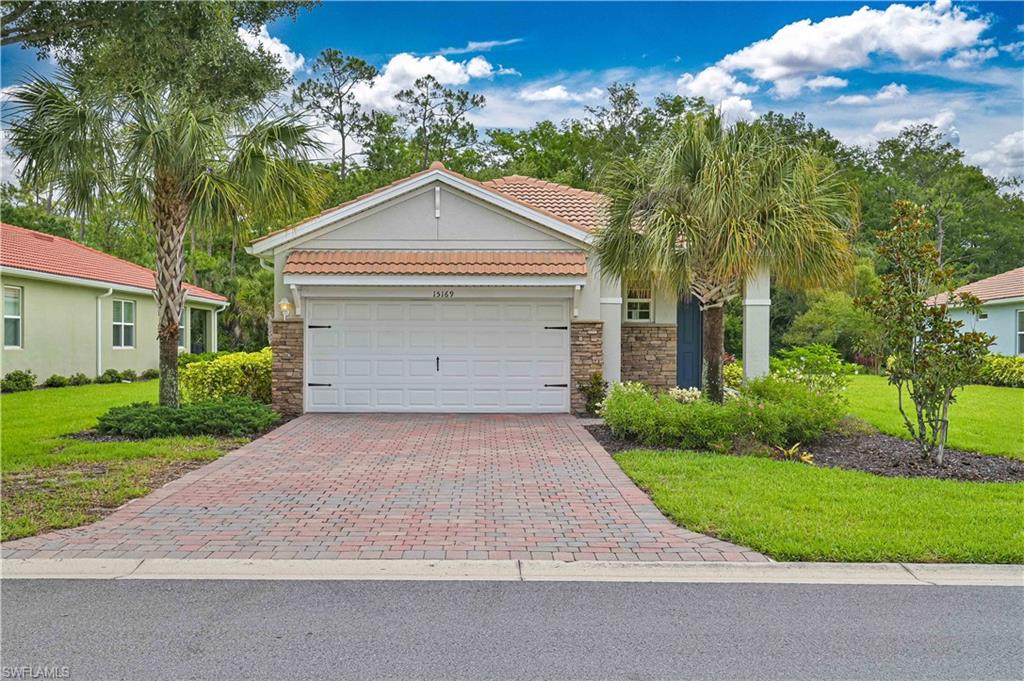 Welcome to your dream home in the heart of a vibrant community! This stunning single family home boasts 3 bedrooms, 2 bathrooms, and a spacious 2 car Epoxy floor garage. The open concept living area features granite counters, stainless steel appliances, and a mix of carpet and tile flooring. Step outside to the enclosed lanai with a ceiling fan, perfect for enjoying the peaceful preserve view. This non-smoking home also includes a custom master closet organizer, plantation shutters, and a large walk-in pantry for all your storage needs. The community amenities are second to none, with a sparkling community pool, Beautiful state of the art gym, and a very active social group to keep you entertained. Plus, with cable, internet, and lawn care included in the HOA, you can relax and enjoy all that this home has to offer. Don't miss out on this rare opportunity to own a piece of paradise in this sought-after 55+ neighborhood. Come see for yourself why this home is the perfect blend of luxury and convenience!