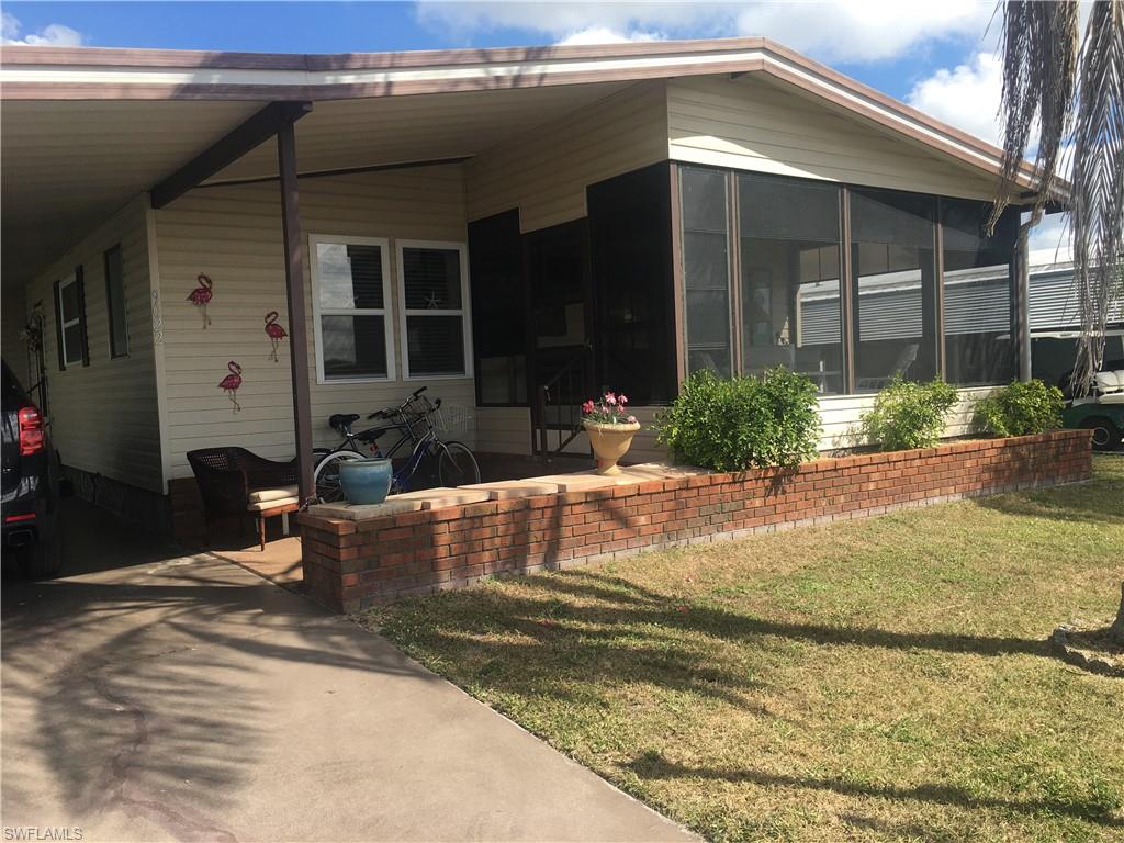 Come & enjoy your new home in much desired 55 & Older  Tamiami Village.  This clean unit is unfurnished but furniture can be purchased separately.  Well taken care of home in N. Ft. Myers with newer shingle roof.  AC In great condition.  Come & Enjoy 3 pools!!!
Across from the Shell Factory, close to shopping, dining, golf. beaches.  Many park activities!!