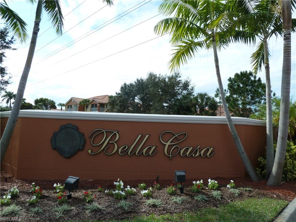 E-X-Q-U-I-S-I-T-E-!! GROUND FLOOR! FORMER MODEL HOME! Bella Casa offers you all the SOPHISIFICATION & CONVENIENCES of a FINE RESORT! You will OOH & AAH with EVERY UPGRADE & HIGH END FURNISHINGS! SPACIOUS, SUN-FILLED ROOMS, SOARING SKY-HIGH CEILINGS, SCREENED LANAI with STORAGE CLOSET & separate PAVER BRICK PATIO, great for entertaining! CHEF’S DELIGHT kitchen boasts beautiful UPGRADED CABINETS, PANTRY, SS APPLIANCES, GRANITE, & A SNACK BAR! 3 LARGE BEDROOMS all with WALK- IN CLOSETS!  This GATED community offers you HEATED RESORT STYLE POOL & HOT TUB ~  OUTDOOR LIVING AREA with FIREPLACE ~  CLUBHOUSE ~  STATE OF THE ART FITNESS CENTER ~ WELL LIT TENNIS COURTS ~ All of this for LOW FEES OF $220/month includes RESERVES! Hurricane Resistant Impact windows and Sprinklers in the units helps to lower insurance costs! No CDDs and no City Taxes adds affordability! This condo EXUDES MODERN STYLE and COMFORT with a DAZZLING ARRAY OF EXQUISITE FEATURES to DELIGHT YOUR SENSES! This UNIQUE OPPORTUNITY DESERVES YOUR IMMEDIATE ATTENTION! Close to airport, beaches, hospital & medical svcs, shopping, places of worship, Twins & Red Sox training camps, golf, boating & more! Please see VIRTUAL TOUR.