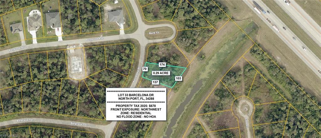 Enjoy fishing, kayaking, and watching wildlife right from your backyard on this freshwater canal lot. Located in the fast-growing city of North Port with easy access to I-75, shopping, dining, and local attractions. A great opportunity to build your dream home or invest in Florida living.