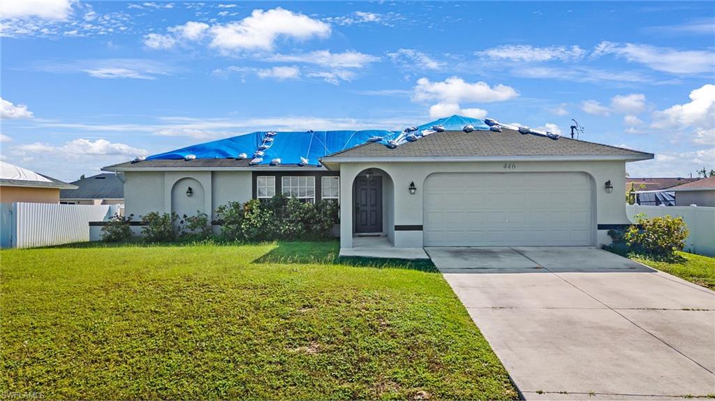THIS HOME HAS A NEW ROOF AND SELLER IS OFFERING A $3K CREDIT AT CLOSE FOR NEW FLOORING!!! Check out this bright and spacious split floor plan that allows you to entertain, relax & enjoy your own piece of paradise. Enjoy sunshine all day long with southern rear exposure! This home has 3 bedrooms, 2 baths, a kitchen with beautiful cabinets and stainless steel appliances, a family room and dining area with sliding door access to your screened in patio. The generous backyard has plenty of room for a pool if desired. A convenient Cape location close to shopping, dining restaurants, hospitals, schools, & easy access to bridges connecting to the airport and beaches.