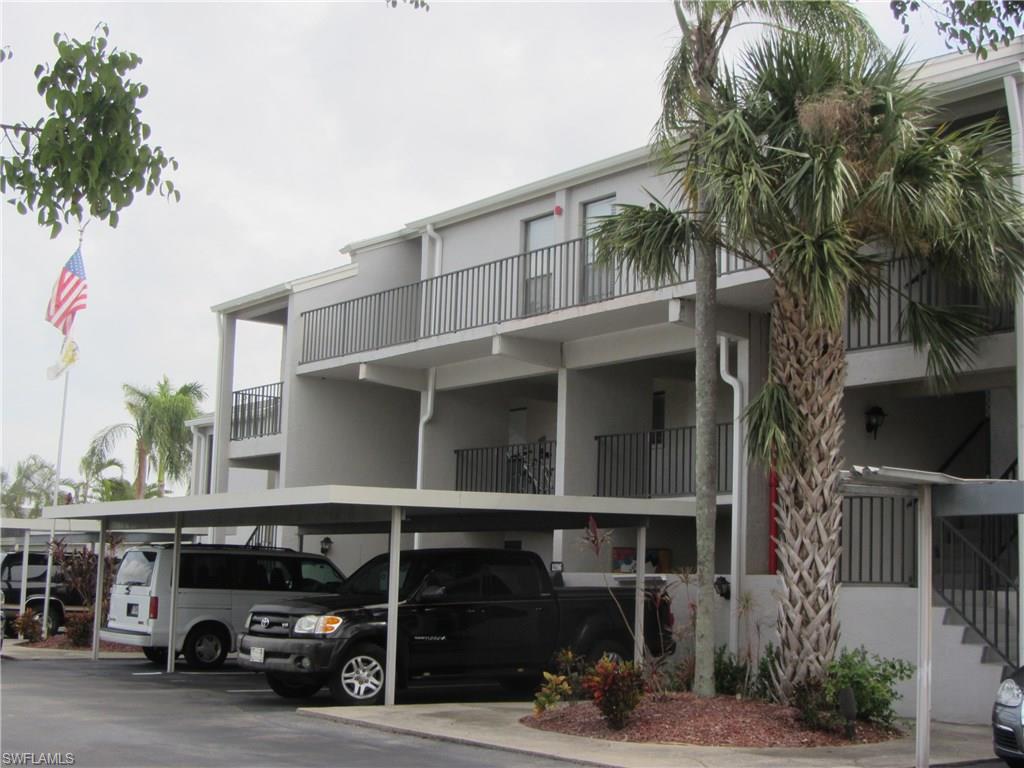 This Open, Bright, Airy 2nd Floor, Minutes to the River Gulf Access Condo with An Assigned Dock/8K Boat Lift (Owned by Unit) Boasts All the Attributes Needed for Living the SW FL Dream! The South Exposure Lanai with Intersecting Canal Views Gives New Meaning to the Term "Living in Paradise"! The Unit has Vaulted Ceilings, is Freshly Painted, Has a Newer Hot Water Tank, Newer A/C, Newer Refrigerator, Hurricane Resistant Windows, Storm Shutters for the Lanai, Sliders with New Rollers, a New Microwave and Disposal, New 200 Amp Service and is Partially Furnished. In the Next Few Weeks, the Unit Will Also Have a New Roof. The Pool Has Solar Heat. All that and Only One Bridge (9 ft) Out to the River.  The Dock/Boat Lift Has a Captain's Walk with Both Electric and Water and LED Lighting. This Unit is Conveniently Located Directly Off the Rubicon. And, This Condo is "Pet Friendly" - One Dog or Cat Up to 50 lbs. IT DOES NOT GET MUCH BETTER!!!
