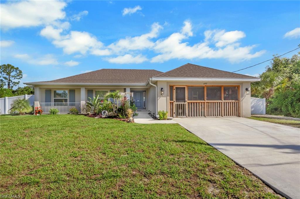 Just Listed! This meticulously maintained 3-bedroom, 2-bathroom home, built in 2025, offers 1,755 square feet of thoughtfully designed living space with a 2-car garage, blending modern finishes, quality upgrades, and everyday comfort.

Step inside to an open-concept floor plan featuring tile flooring throughout the main living areas, elegant granite countertops, and soft-close cabinetry that adds both style and functionality to the kitchen. The spacious living room is anchored by a beautiful custom-built electric fireplace, creating a warm and inviting atmosphere for relaxing or entertaining.

Need extra space? A versatile bonus room provides the options to serve as a home office, playroom, media room, or even a 4th bedroom, adapting to your lifestyle.

Step outside to your own private backyard retreat, complete with a saltwater pool, paver pool deck, and an electric pool heater, making it easy to enjoy swimming throughout the year. The privacy-fenced backyard offers the perfect setting for outdoor entertaining, pets, or simply unwinding in your own peaceful oasis.

This home is equipped with both a whole-house water softener and a reverse osmosis water filtration system, providing added comfort and high-quality water throughout the home.

Located in a quiet, established neighborhood, you'll enjoy peaceful living while remaining just a short drive from beautiful Gulf Coast beaches, waterfront dining, shopping, entertainment, golf courses, and countless outdoor activities.

Built in 2025 and meticulously maintained, this move-in-ready home offers the benefits of new construction without the wait. With premium upgrades, flexible living space, and a backyard designed for year-round enjoyment, this exceptional property is ready to welcome its next owners.