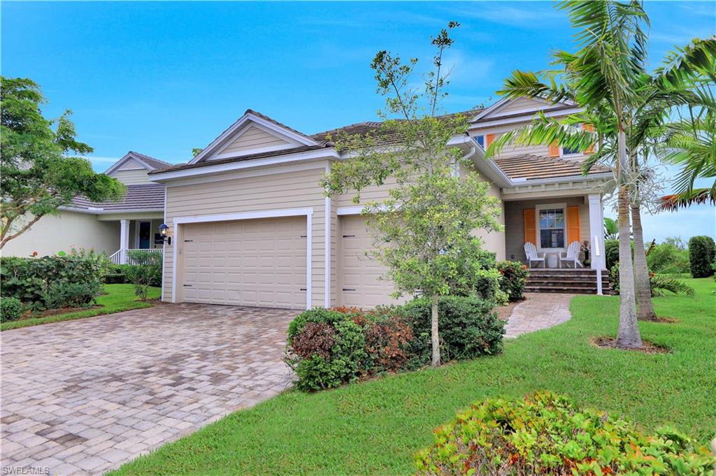 Welcome to Coastal Key! This beautiful Key West-inspired gated community of just 112 single-family homes is the last community at the dead-end of the Winkler Road extension, so traffic is minimal. Built in 2015, this original owner home backs up to a nature preserve, which borders a state park, so the amazing views from the pool & patio will last forever! This natural gas home has stainless steel appliances throughout the kitchen, dual walk-in closets & dual vanities in the main-floor master suite, a beautiful outdoor kitchen, a 3 car garage with extra storage racks, an oversized laundry room, and a den/office with a large closet for even more storage. Coastal Key has low HOA fees that include exterior landscape maintenance, a dog park, playground, security, and no CDD! Close to HealthPark, Sanibel, Captiva, and Fort Myers beaches, Publix, restaurants, and entertainment, yet at the quiet end of a dead-end road with little traffic.