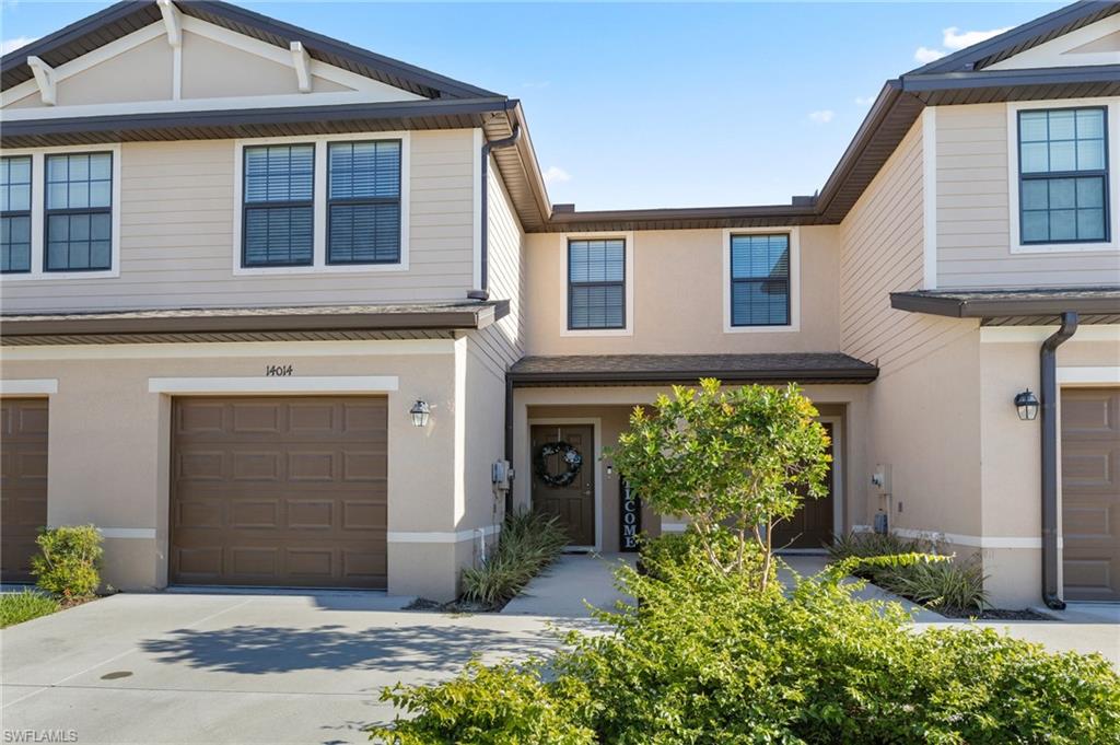 THIS BEAUTIFUL TOWNHOME IS MOVE IN READY NOW! This Bennett floor plan was just completed in Portico, a newer gated community in Fort Myers! It features 3 Bedrooms, 2.5 Baths, and offers 1,347 sq ft of living space. An abundance of natural light throughout makes this space bright and welcoming. You will find a spacious open floor plan showcasing beautiful quartz countertops, stainless steel appliances and a washer/dryer laundry closet. Newly painted, added backsplash and epoxy garage flooring. Community amenities include sidewalks, community Center, Fitness Room, Aerobics Center, Community Pool, Playground, Basketball, Pickleball and Tennis Courts. Located minutes from I-75, this place is looking for a new owner.