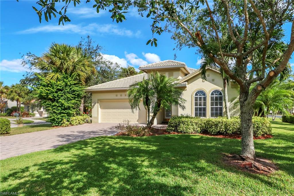 Largest corner Lot in Delasol, beautifully landscaped, surrounded by greenery & privacy, this 3 Bedroom, 2 Bath, 2 car Garage Pool Home features  , Wood Cabinets, Diagonal Tile thru out the living area &   carpet in the Bedrooms, Plantation Shutters ,heated pool w/ spa, crown moulding & Hurricane Shutters for Energy Saving Tinted Windows, &  Entryway protection  The Large & Powerful Gas Generator in the garage is included in purchase. This great value offers peace, tranquility & all the amenities that Delasol has to offer including Clubhouse, Community Room, Fitness Center, Community Pool, Tennis & basketball. Very reasonably priced to sell.