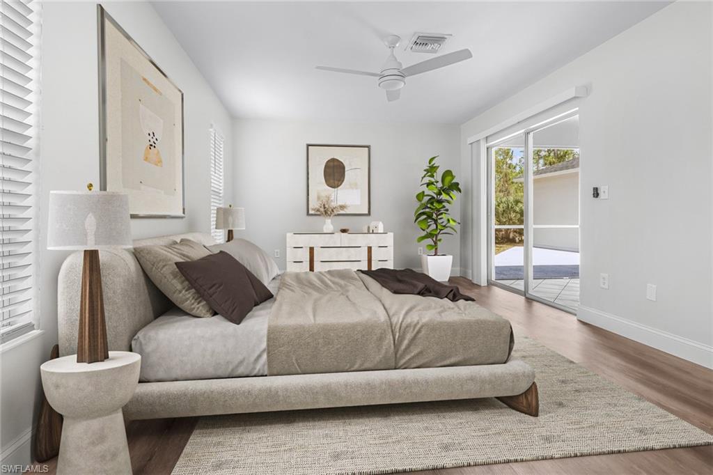 One or more photo(s) has been virtually staged, AI generated or rendered.  Situated on a full acre of land, this beautifully updated 3 bedroom, 2 bath home has a 2 car garage and offers the perfect blend of space, comfort and convenience.  A paved driveway with a turnaround provides both ease and nice approach to the property.  

Step inside to discover a fresh, modern interior featuring new roof, new interior paint, updated countertops, new fixtures, stylish tile & vinyl flooring that creates a bright, move in ready feel throughout.

Enjoy the freedom of expansive outdoor living with plenty of room to add a pool, store recreational vehicles or simply relax and take in the peaceful surroundings.  

Located in the highly desirable and rapidly growing Oil Well & Immokalee Rd corridor, this home is a the center of one of Naples' most exciting up and coming areas.  Just minutes from shopping, dining and everyday conveniences while still offering the tranquility of estate style living.