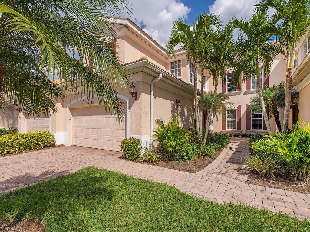 H.12841 - * Enjoy the ... ** BEAUTIFUL GOLF COURSE VIEW ** while relaxing on your Spacious Lani * BEING SOLD TURNKEY * These Coach Homes Designed & Quality Built by Toll Brothers feature ... a ** LARGE OPEN FLOOR PLAN ** ... 2063 sq.ft. air, 9 ft + Ceilings, 2br + Den & 2 stall Gar. ** NEWLY PAINTED INTERIOR ** ... Upgrades include : * Electric Hurricane Shutters on the Lanai, Newer A/C, Plantation Shutters, Beautiful Hardwood Flooring through out Living Rm. & Kitchen, Custom Built-In Wall Unit in Living Rm, Crown Molding, Upgraded Kitchen & Bath Cabinets, Upgraded Floor Tile on Diagonal in Bathrooms & much more, to much to list, see attached Upgrade List. All Palmira owners are members of the Renaissance Center ( *Membership is included in HOA Fees, no additional cost ) featuring a Resort Style Pool , Lap Pool, Bar & Grill, Fitness Center, 6 Hydro Grid Tennis Courts, New Pickle Ball Courts, Bocce, Basketball & Dog Park. A 41,000 sq.ft. Clubhouse, New Grill Room & the Pristine Meticulously Maintained 27 hole Gordon Lewis Championship Golf Course.