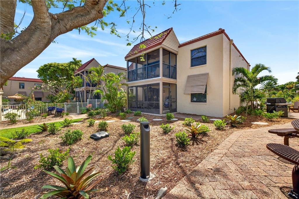Boaters dream! This is a unique condo with a boat dock, pool, and BBQ grills within steps.  Completely reimagined from top to bottom, this beautifully remodeled ground-level one-bedroom, one-bathroom corner residence offers the perfect blend of coastal style and modern comfort. From the moment you step inside, you are welcomed by a light and airy interior with serene canal views that create a peaceful island backdrop.
The open living space is thoughtfully designed with luxury vinyl flooring, soft coastal tones, and abundant natural light. The kitchen features white shaker-style cabinetry, quartz countertops, and stainless-steel appliances, seamlessly connecting to the dining and living areas for easy everyday living and entertaining. The bathroom has been tastefully finished with tile and a beautifully tiled walk-in shower, while the spacious bedroom offers a relaxing retreat.
Every detail has been updated, including impact windows and sliding doors, new electrical, plumbing, drywall, lighting, and appliances, providing a truly turnkey experience. Offered fully furnished, this residence is ready to enjoy from day one.
Step outside to take in tranquil canal views or stroll just across the street to the Gulf, where miles of sandy beaches await. Ideally positioned within the community, you are just moments from one of two pools.
Sanibel Moorings is a beachfront, full-service resort offering an on-site rental program, tennis and pickleball courts, boat docks, BBQ areas, and beautifully maintained grounds. Located on Sanibel’s desired east end, you will enjoy convenient access on and off the island, along with nearby shops and dining.
With weekly rentals permitted and strong rental demand, this property presents an exceptional opportunity for both personal enjoyment and income potential. Experience the ease and charm of island living in a setting designed for relaxation and coastal beauty.