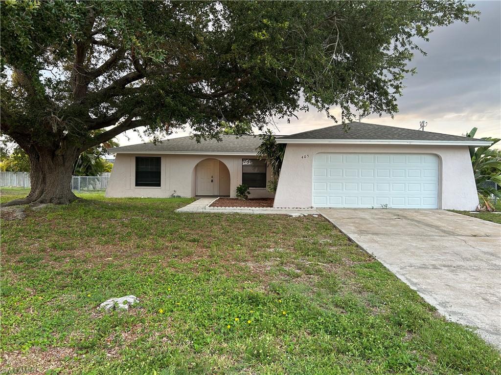 Conveniently located in SW Cape Coral, close to schools, shopping, soccer fields, baseball fields and parks.  This 3-bedroom, 2-bath home with a 2-car garage Features a newer roof and A/C, this home offers added value and peace of mind for the next owner.

Inside, you'll find a functional floor plan with comfortable living spaces.  The spacious backyard provides plenty of room to relax, entertain, or enjoy Florida's year-round outdoor lifestyle.

Whether you're looking for a primary residence, seasonal getaway, or investment property, this home is a fantastic opportunity.

Being sold vacant and ready for immediate occupancy. Schedule your private showing today and make this SW Cape Coral home yours.