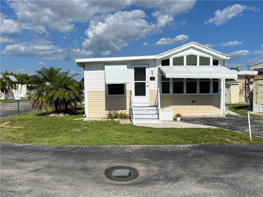 Enjoy luxury living in this pristine 840 s.f. Upgraded home featuring 1 bedroom (with room to make 2) and 2 baths with prime woodland views. This move/in ready property features a renovated kitchen and bath as well as washer and dryer inside.  This quiet but active community does not allow dogs and at least 1 owner must be 55 or older. It’s a perfect place for fishermen or those who simply like to take a boat ride and enjoy the beautiful gulf waters. Located between Naples and Marco Island, 20-30 min. from the beach, depending on traffic.