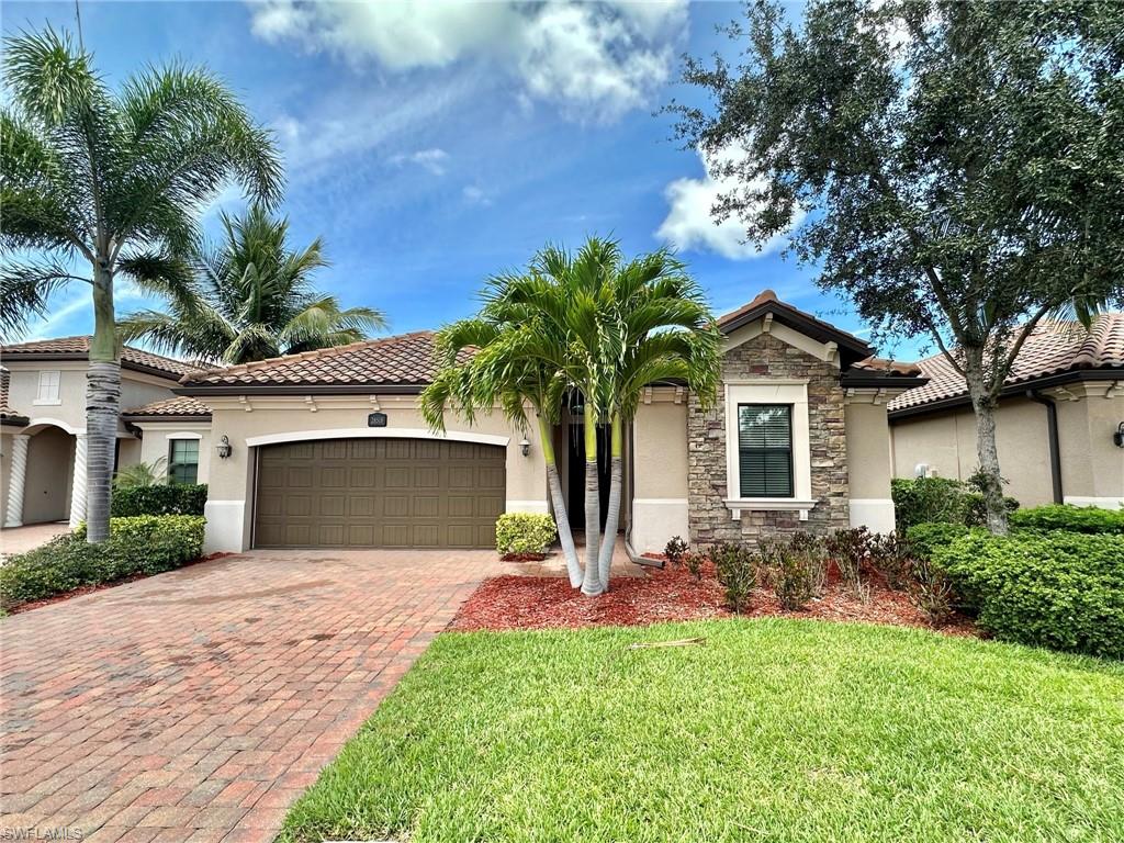 ***GOLF MEMBERSHIP***This Single-family is a 3 Bedroom Plus Den, 3 Bathroom, with Pool/Spa, and Golf Course Views!! Inside features stainless steel appliances, granite counter tops, crown molding, 20” porcelain tile, blinds, fans, lighting! Take peaceful walks or bike through the natural Florida setting or relax by the beach entry resort style pool. Enjoy a cold beverage at the Cabana Bar & Grill or if you're looking for fine dining, relish stunning views from the state-of-the-art clubhouse. Many amenities to be enjoyed from spa and fitness center to an active social calendar with card games, Mahjong and much more! The Tennis Center offers eight Har-Tru surface courts with pro shop. The Golf course boasts an amazing aqua driving range & pro shop. A short drive will take you to pristine sandy beaches, exclusive shopping, and dining. The golf membership can be transferred to the tenant during their lease. Transfer fees and golf cart/green fees applicable.