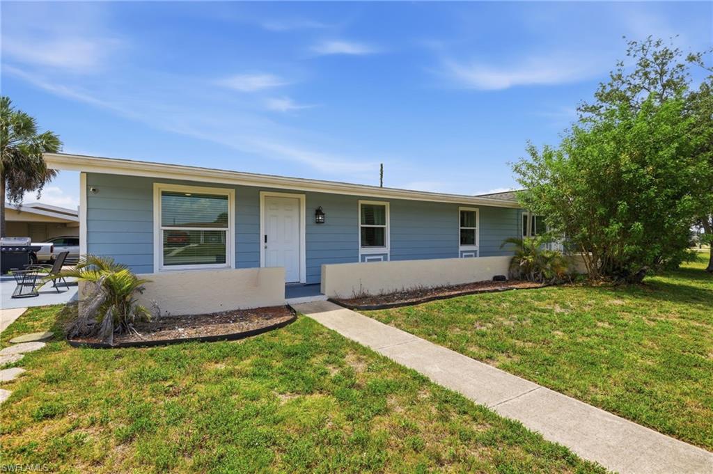 This is a Short Sale subject to 3rd party approval. Spacious 4-bedroom, 3-bath home featuring a screened lanai, carport, laundry room, and private pool! This unique property offers flexible living arrangements, including a mother-in-law suite with a separate entrance and kitchenette. The layout could easily function as a 3-bedroom, 2-bath main residence with a separate 1-bedroom, 1-bath efficiency or guest quarters. Recent updates include fresh interior paint, new flooring, a brand-new pool liner, and the home was replumbed in 2021. The property is connected to public sewer service-newer windows and doors. Situated on a large corner lot, this home is conveniently located near both an elementary and a junior high school. Seller will entertain all reasonable offers. No warranties, expressed or implied, are provided by the seller or listing agent.