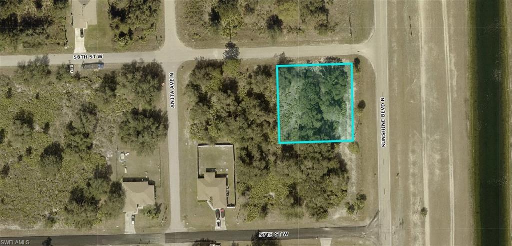 HUGE oversized CORNER parcel with western exposure offering the perfect blank canvas for your new dream home! Conveniently located at the corner of 58th St. W. and Sunshine Blvd. in a fast-growing area with tons of new construction throughout the neighborhood. Buy now and build, or hold for future investment as the area continues to expand. Not an assignment of contract—local sellers with quick responses and smooth closings! Seller has additional parcels available; inquire for a full list.