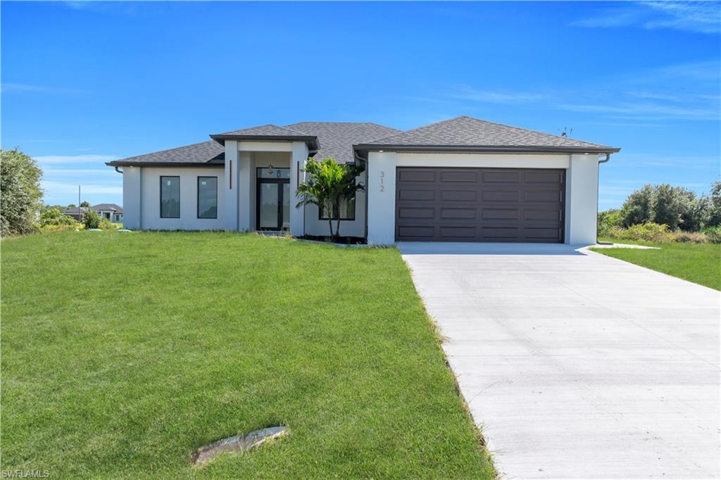 our Dream Home in Lehigh Acres Awaits!!!!!!!Discover this stunning 2 bath 3 bedroom plus Den Office property that perfectly blends comfort, elegance, and functionality—ideal for families seeking a modern and secure lifestyle. Key Features: Impact-resistant windows and doors for peace of mind Porcelain tile flooring throughout the home for a sleek, low maintenance required. Kitchen and bathrooms with quartz countertops and stainless-steel appliances, Wood cabinets, double vanities in the master bathroom, custom shower and walk-in closet. Tray ceilings adding style and spaciousness. Doble car Garage with extra Side exit door for convenience. Lateral Sidewalk along the House that connect to the driveway. Dining room with extra Counter-Top and wine cooler, ideal for entertaining family and friends. This house come with an Oversize Lanai and summer kitchen already added, perfect for outdoor activities and automatic sprinklers. This Property offered a prime location in Lehigh Acres, close to schools, parks, and shopping. This property is more than just a house—it’s a lifestyle waiting for you. Schedule your visit today. CALL FOR YOU PRIVATE SHOWING!!!!!!!!!