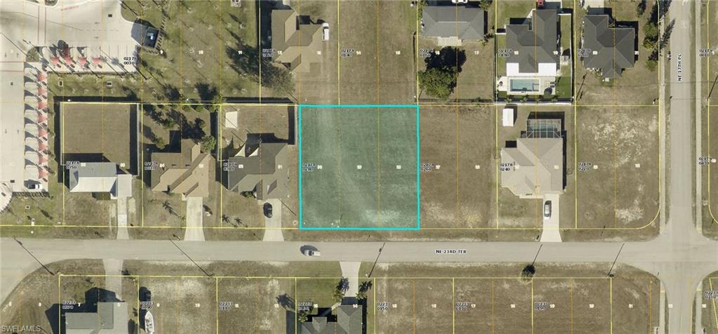 Discover an exceptional opportunity at 1627 NE 23rd Terrace in Cape Coral! This versatile vacant lot offers the perfect setting to build a multi-family property, making it an excellent choice for investors, builders, or anyone looking to create a home while generating potential rental income. City water is available, adding convenience and value to this promising property. Located in a growing neighborhood surrounded by new construction, the lot provides easy access to shopping, dining, schools, parks, and major roadways. Take advantage of Cape Coral’s continued growth and secure this desirable homesite today! Buyers should verify zoning, building requirements, utility availability, and any applicable assessments with the City of Cape Coral.
