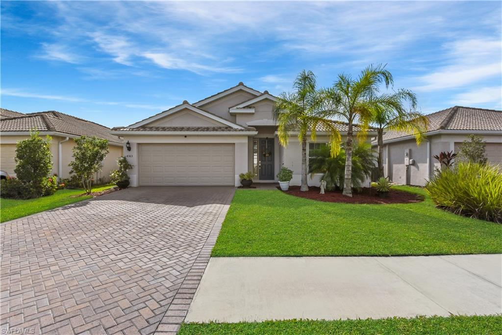 Single family pool home in Emerson Park @ Ave Maria being offered furnished! This lakefront home is only 3yrs old and is perfect for a growing family w/ over 1,800 sq ft of living space that features cathedral ceilings, a great room design, 2-car garage w/ built-in shelving, large closets, spacious kitchen w/ breakfast nook, a large slider system in great room allowing lots of natural lighting into the home, and an extended screened rear lanai offering a heated pool. Being offered as furnished w/ the most of the furnishings being only 1yr old and the master mattress is $4k in value. Recently updated - interior painted throughout (even closets), new pool heater, and upgraded LED lighting in 80% of the home. Situated in Emerson Park, a non-gated deeded neighborhood developed by Pulte Homes. Ave Maria is one of the most popular upcoming communities in SWFL. Surrounded by Ave Maria University, this town has lots of offer every member of the family - water park, sports fields, jogging/walking trails, amphitheater, dog park, eco-adventure tours, a 5k sf fitness center, and a wonderful Town Center filled with lots boutiques, salons, restaurants & more!