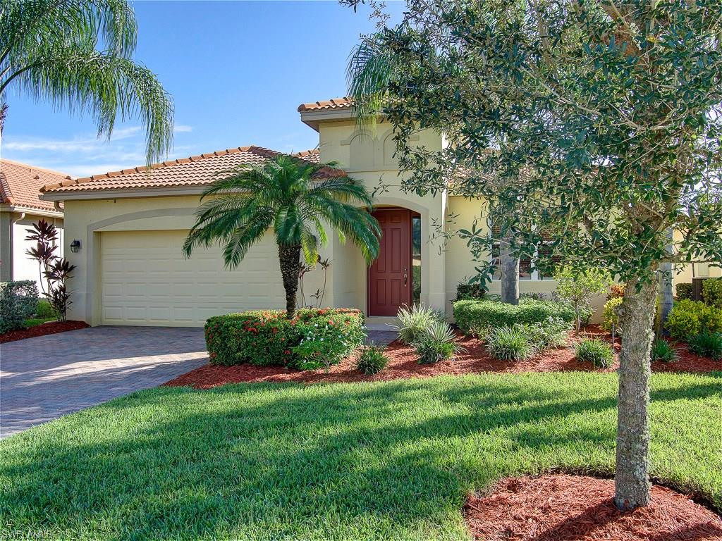 Excellent value for Bella Terra offering 3 Bedrooms + a Den (which is located off of the master suite) and 2 full baths, tile throughout the main living areas, upgraded fans and light fixtures, 42" wooden cabinetry with solid corian countertops in the kitchen and baths, stainless steel appliances, upgraded landscaping, tray ceiling in the family room and so much more. AVAILABLE TURNKEY FURNISHED AT SEPARATE BILL OF SALE. This home is in excellent, move-in condition and priced to sell!  Bella Terra has it all, a resort-style community with low HOA fees, a resort style pool and clubhouse with activities for all ages, 24 hr. security and amenities galore! Come today and experience the wonderful lifestyle Bella Terra has to offer.