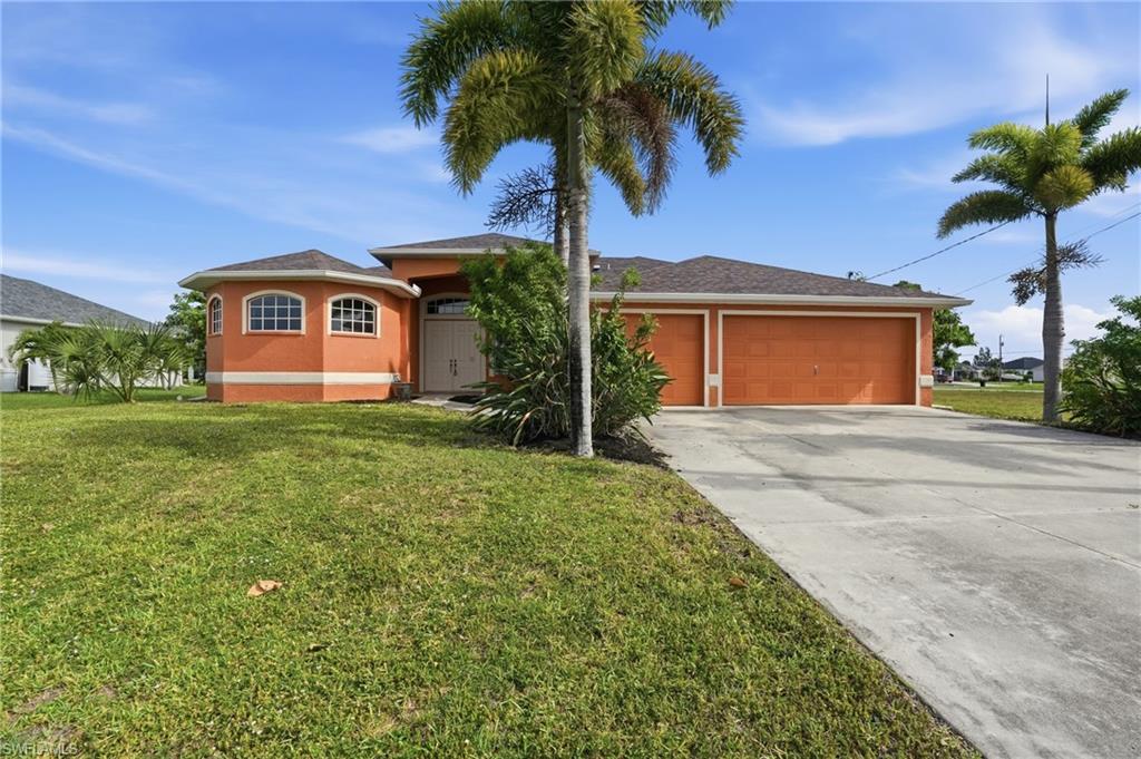 Welcome to an exceptional opportunity to own a home in one of the fastest-growing areas of Cape Coral, offering privacy, space, and access to the Florida lifestyle. This Gorgeous 3-4 Bedroom, 2 bath, 3 car garage, LARGE home has it all. With two living rooms/family rooms, a bright and airy kitchen with a large seating area at the counter bar, an eating space in the kitchen, and PLENTY of privacy with a split floor plan on the complete opposite side of the house. This won't last! Situated on a quiet street with minimal neighbors, this property provides a rare sense of privacy while still being conveniently located near shopping, dining, and everyday amenities. Just minutes from the Coral Oaks Golf Course, enjoy easy access to an 18-hole championship course surrounded by natural preserves, perfect for golf enthusiasts and those who appreciate scenic surroundings. Located in a highly desirable boating community, this property offers close proximity to public boat ramps, canals, and waterways, making it ideal for boating, fishing, and outdoor recreation. Experience the best of Southwest Florida living with endless opportunities to enjoy the water, sunshine, and coastal lifestyle. Northwest Cape Coral continues to see significant growth with new construction, infrastructure expansion, and increasing property values, making this a strong opportunity for both homeowners and investors. Whether you’re looking for a primary residence, seasonal retreat, or investment property, this home offers a combination of privacy, location, and lifestyle that is hard to find. Don’t miss your chance to own in this rapidly developing area of Cape Coral.