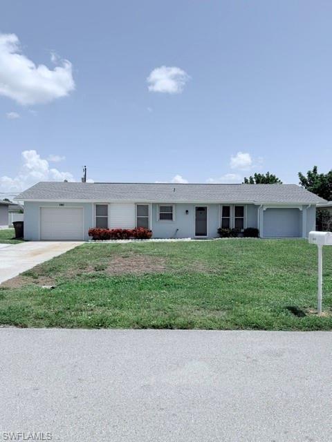 This beautiful 2-bedroom, 2-bath home is located in a well-maintained neighborhood in Cape Coral. The spacious primary suite features an en suite bathroom and a walk-in closet, while the second bedroom is thoughtfully situated on the opposite side of the home for added privacy, with access to an updated full bathroom.

From the moment you enter, you’re welcomed by an open-concept layout that flows seamlessly from the great room into the dining area. The large kitchen is filled with natural light and offers beautiful backyard views, making it ideal for both everyday living and entertaining.

Step outside to a screened-in lanai that opens to a generously sized backyard—perfect for relaxing, gardening, or outdoor gatherings.

Conveniently located just blocks from Del Prado Boulevard, you’ll enjoy easy access to a variety of retail shops, restaurants, and medical offices. The home is also just 2.5 miles from Slipaway Food Truck Park and the Cape Coral Bridge, providing quick access to Fort Myers. Cape Coral Hospital is only 4.1 miles away.

Additional highlights include:

Not located in a flood zone
Manual hurricane shutters for easy storm preparation
New roof
New air conditioning system and ductwork

This move-in-ready home combines comfort, convenience, and peace of mind in a prime Cape Coral location.