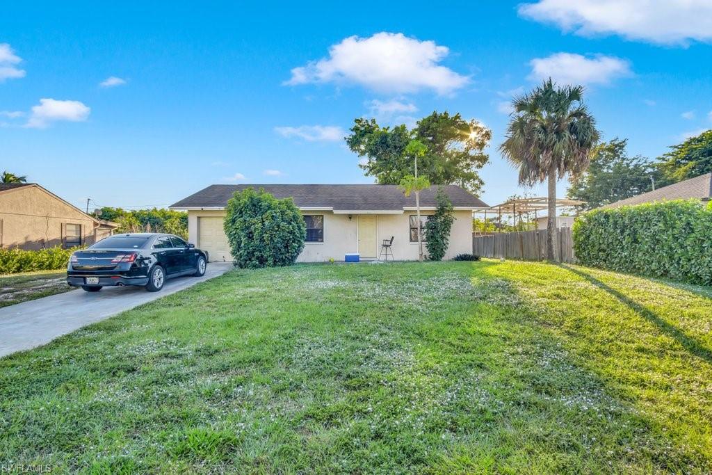 This concrete block built 3 Bedroom / 2 bath / 1 car garage single family home is located in the heart of Golden Gate. Plenty of room in the back yard for a pool, tiki or for parking a trailer, boat or RV. 12 other similar homes are being sold in the same area, great for investors on all 13 homes or sold individually.  These homes are full of potential, very affordable with todays interest rate. Don’t wait as these homes will not last.