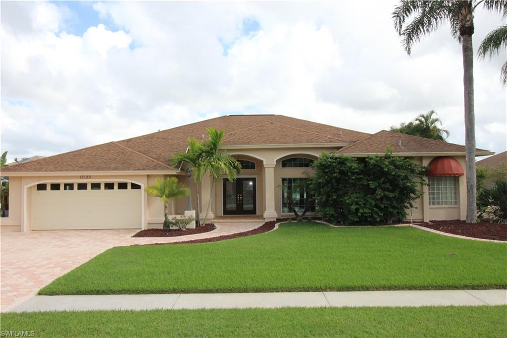 Imagine drinking your morning coffee on the lanai, looking out to the lake while listening to the birdsong in the friendly, small and sought after Briarcrest Development.
This 3/3 home impresses with very tall, crown-molded ceilings and unitary tiles throughout the home! (except the 3rd bedroom who has carpet)
Real wood kitchen with granit countertops and a huge pantry.
The home is impact protected by Hurricane and low energy windows and has an impact-screen-protected lanai, too.
2 separate AC systems chills the home to the owners need while saving energy.
The central irrigation system is connected to a drilled well which keeps the utility bill low, even during the dry season.