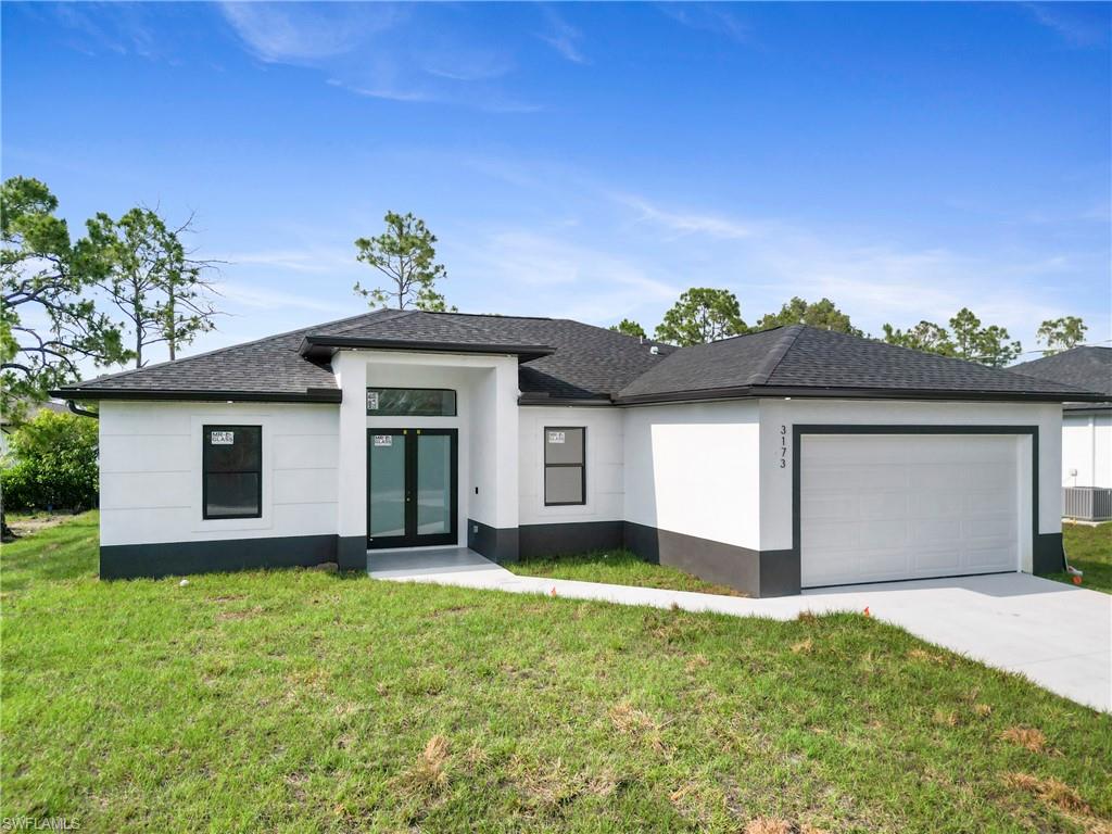 New and beautiful single-family home featuring 3 bedrooms, 2 bathrooms, plus a versatile den that can be used as a home office, playroom, or guest space. This home offers a functional open layout, spacious living areas, and plenty of natural light throughout. The kitchen provides ample cabinet and counter space, making it ideal for everyday living and entertaining, appliances and washer and dryer will be in place and connected when you move in. Conveniently located in the growing community of Lehigh Acres, with easy access to shopping, dining, schools, and major roadways. A great opportunity for homeowners and investors alike. Schedule your private showing today!