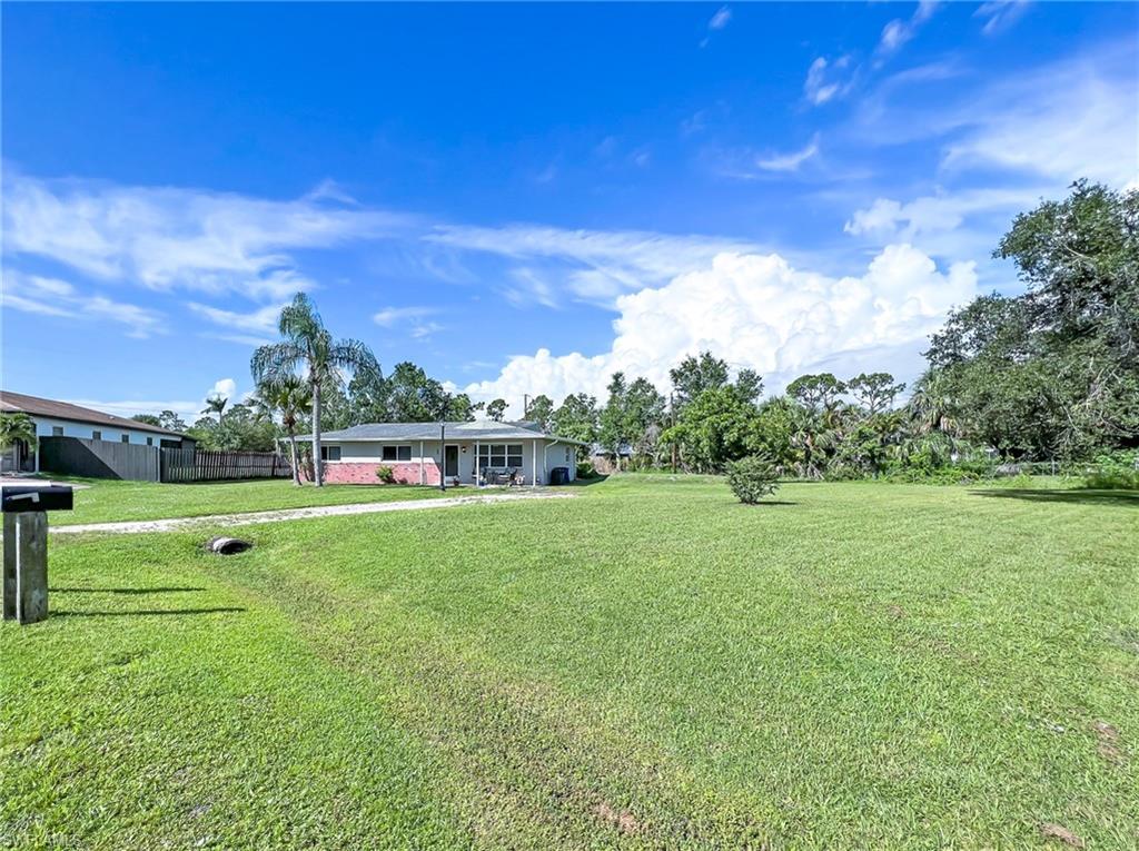 BEAUTIFUL DOUBLE LOT!! Great opportunity for investors or first time home buyers! EXCELLENT INVESTMENT/ FIRST HOME WITH POTENTIAL! With some renovations and TLC this property can make you money, either renting or re-selling it or it could be your dream home at a low price. Excellent and convenient location! Close to schools, restaurants, grocery stores, easy interstate access or quick trip to downtown Fort Myers and much more. SEND ALL OFFERS. Come and see it today before it's gone. This one won't last. Call today!