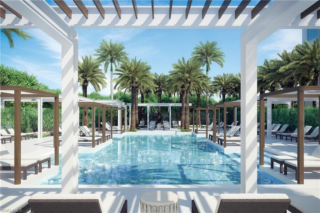 NOW UNDER CONSTRUCTION. Introducing Mystique, the most luxurious high-rise condominium currently under development in Naples, and the first in Pelican Bay in over a decade. This magnificent 20-story tower, with floor-to-ceiling glass and clean contemporary lines, 68 spacious-estate residences, nine Jardin residences and four penthouses, is being created for those who appreciate exquisite design, luxurious appointments and technological innovations. Enjoy direct access to the private beach club, with beachfront dining and sunset bar as part of the incomparable Pelican Bay lifestyles. Construction of Mystique, one of the last new ultra-luxury high rise developments in Naples between Port Royal and The Ritz-Carlton Beach Resort. Do not miss this rare opportunity to take advantage of pre-construction pricing in this iconic building in the most desirable location in Naples.  PLEASE NOTE THESE ARE RENDERINGS OF THE BUILDING.