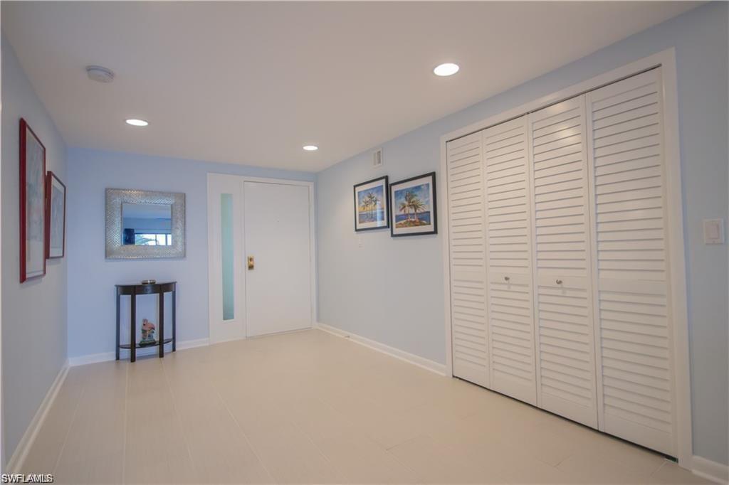 Fantastic 2 bedroom, 1 bath unfurnished unit has a completely custom design and is unlike any unit at Pointe Royale! No expense was spared when the unit was renovated, including the best finishes available. Designed with an open Great-Room concept, the flow of the living area is superb and perfect for entertaining family and friends. The Kitchen is outfitted with Thomasville Cabinetry, Samsung Stainless Steel Appliances, Under Mount Lights and Quartz Counter tops. Gorgeous views of the Caloosahatchee river are found from the Living Room and the Master Suite. YES, right from your bed you get the MILLION DOLLAR VIEW of the River. Pointe Royale offers 24 Hour Gated Security, Pool, Planned Social Activities and is one of the Friendliest "Neighborhoods" you will ever find. The Location is right in the Fort Myers River District, You can walk or take the trolley to Restaurants, Clubs, Shops and even the Edison / Ford Winter Estates. Come be ready to be amazed with this unit as it's truly ONE OF A KIND!